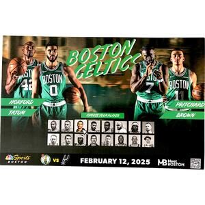 Boston Celtics v San Antonio Spurs - Authentic Fan Choose Your Player Poster